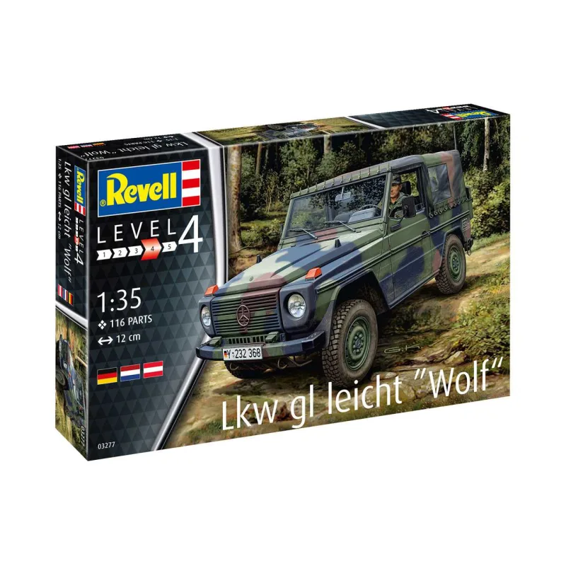 Revell Plastic ModelKit military 03277 - Lkw gl ľahký "Wolf" (1:35)