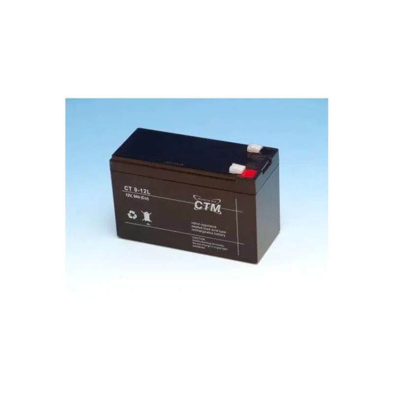 Batéria - CTM CT 12-9L (12V/9Ah - Faston 250), životnosť 5 rokov (05765)
