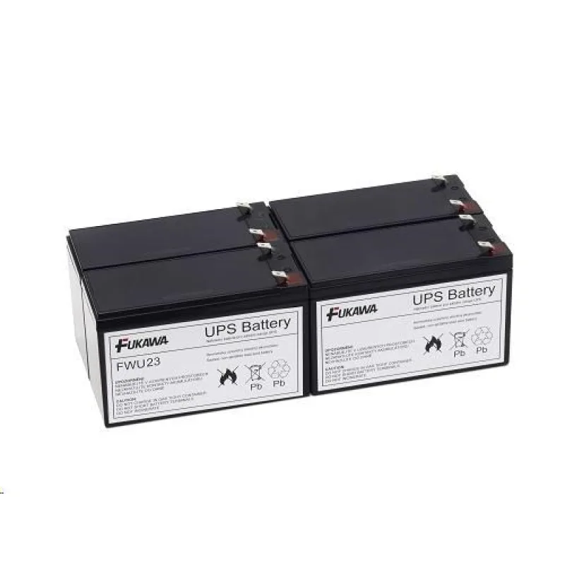 Batérie - FUKAWA FWU-23 sada batérií pre RBC23 (12V/ 7Ah, 4ks) 12965