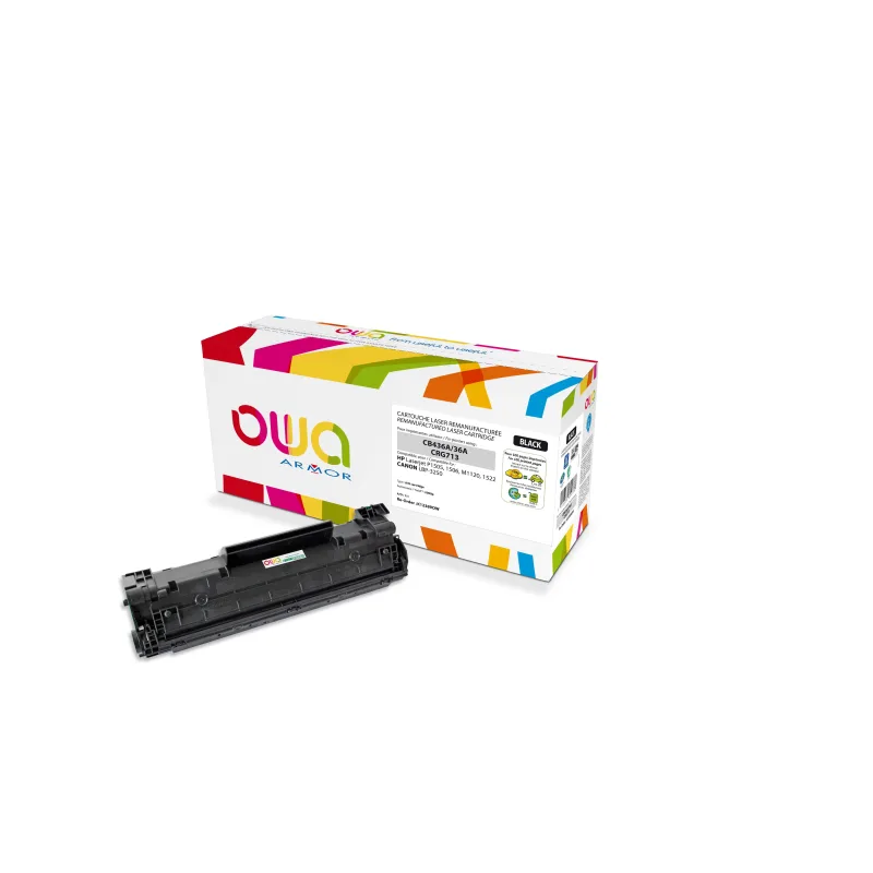 OWA Armor toner kompatibilní s HP P1505, CB436A, 2000st, černá/black K12389OW