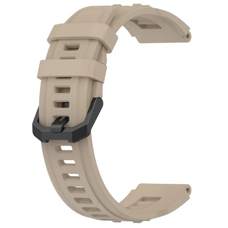 Silikonový řemínek pro Xiaomi Amazfit T-Rex Ultra - Béžový ESES 1530004279