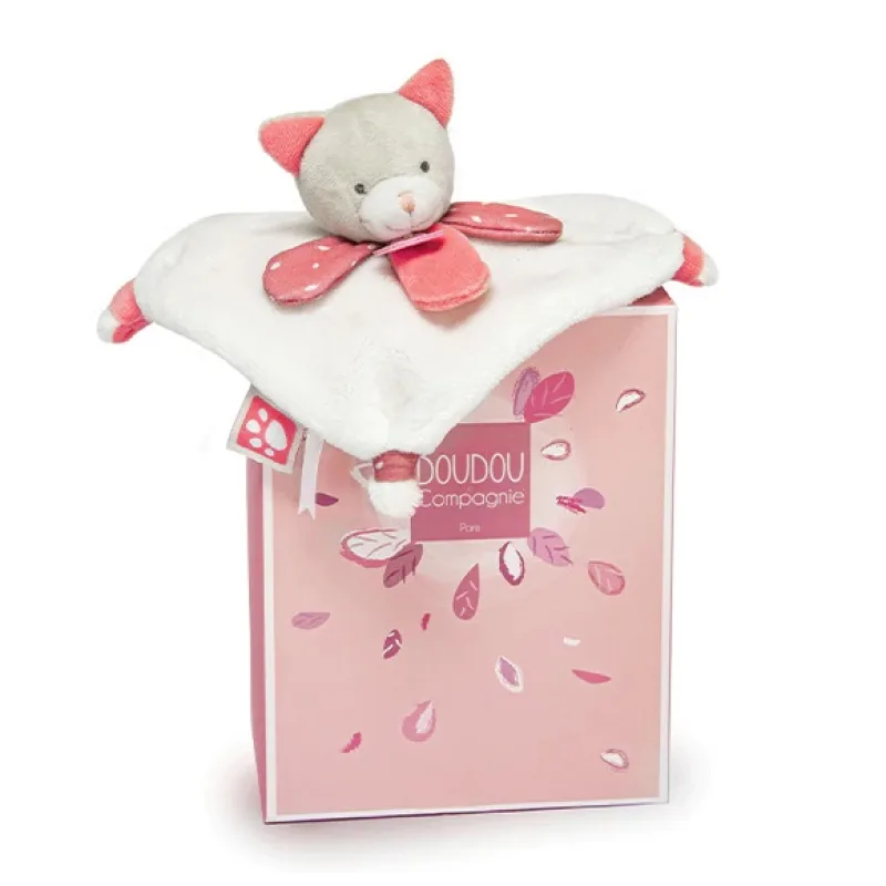 Doudou et Compagnie Paris Doudou Plyšová mini hračka muchláčik 20 cm mačka