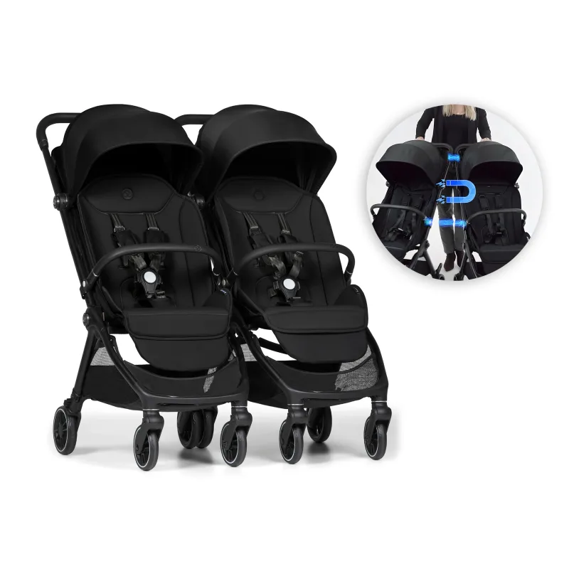 Bumprider Connect Mini 2x kočík s madlom Black