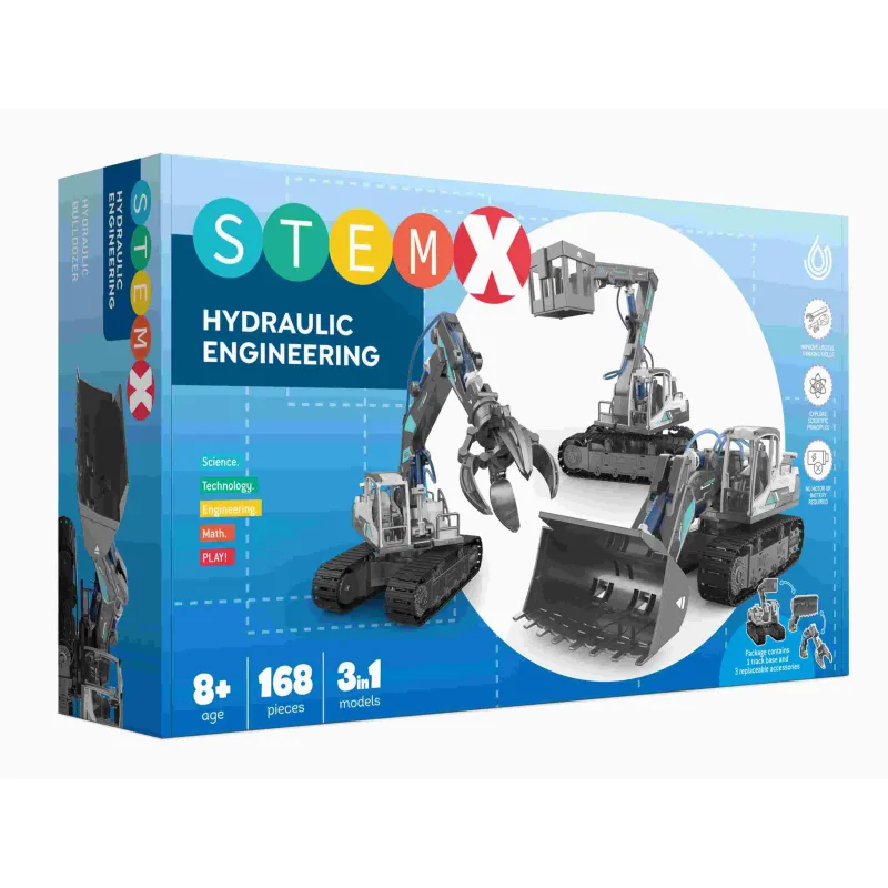 STAVEBNICE STEMX, 3v1 HYDRAulická vozidla