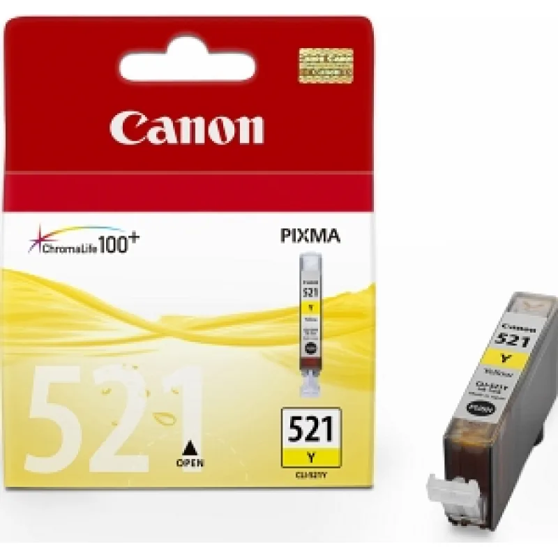 Canon BJ CARTRIDGE CLI-521Y (CLI521Y) 2936B001