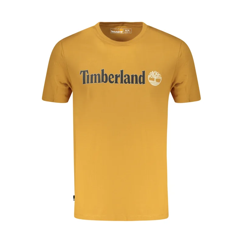 Pánske Tričko s krátkym rukávom TIMBERLAND - Hnedá Farba: hnedá, Veľkosť: S