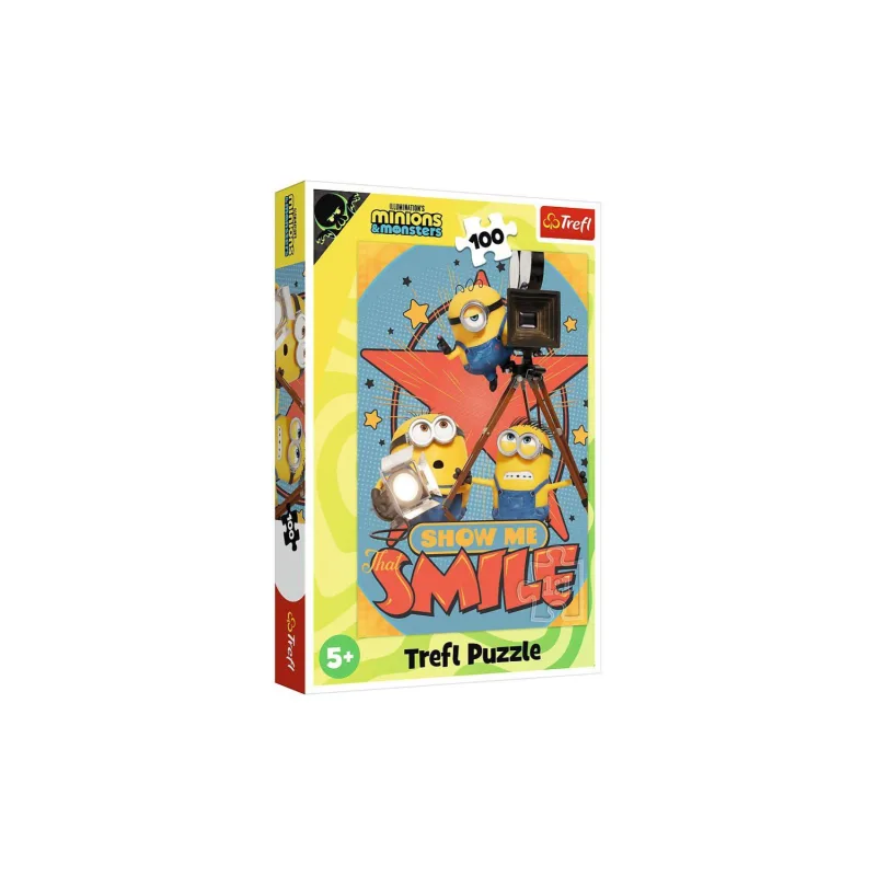 Trefl Puzzle Mimoňovia a príšery 100 dielikov 27,5x41cm v krabici 19x29x4cm