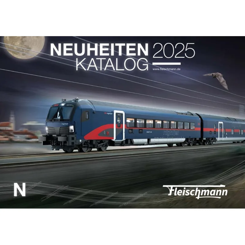 Fleischmann Katalóg noviniek 2025 v nemeckom jazyku
