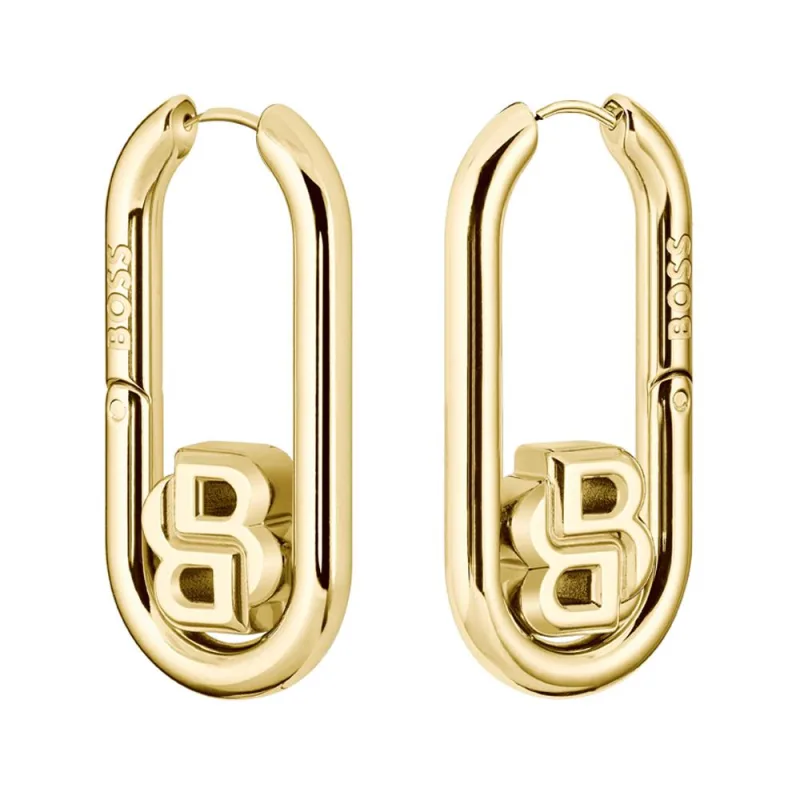 Dámske Náušnice HUGO BOSS DÁMSKE 1580629 (3CM )
