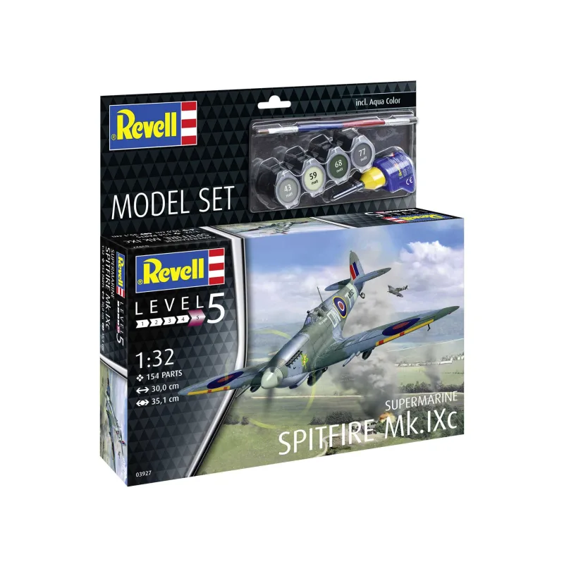 Revell ModelSet lietadlo 63927 - Supermarine Spitfire Mk.IXc (1:32)