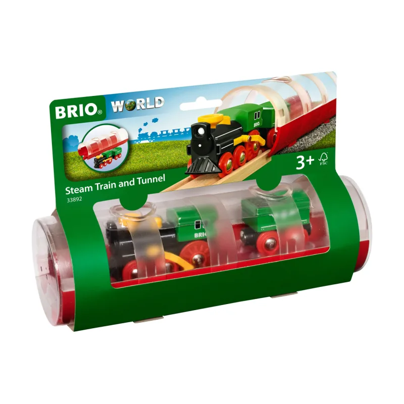 Brio 33892 Tunel a parný vlak