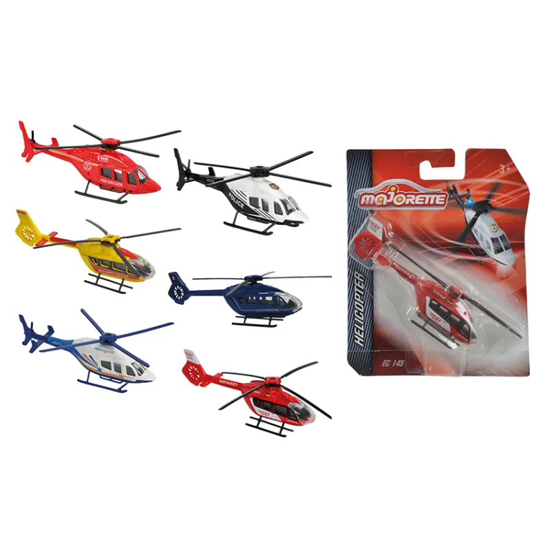 Majorette Ostatní Majorette Vrtulník kovový 13 cm, 6 druhů