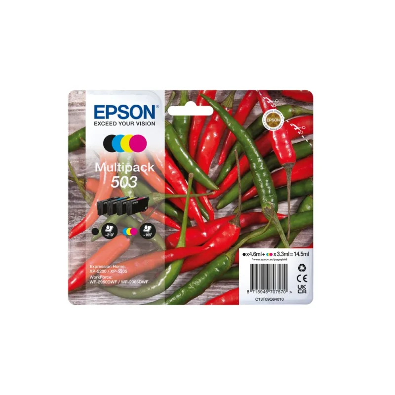 EPSON Multipack 4-colours 503 Ink C13T09Q64020