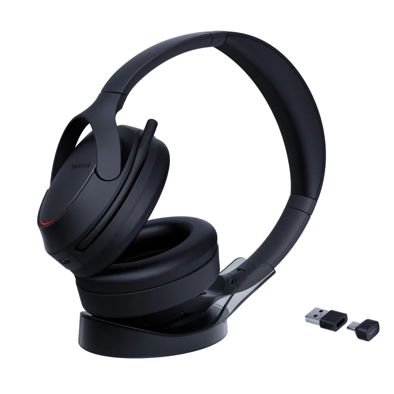 Yealink BH78 USB-C/A, bluetooth sluchátka, BH78withStandUSB-C/A