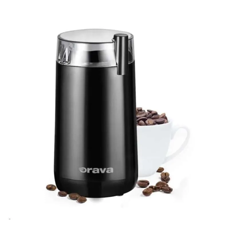 Orava KM-803 mlýnek na kávu, 180 W, nůž z ušlechtilé oceli, objem 45g, bezpečnostní pojistka, černá (KM-803)