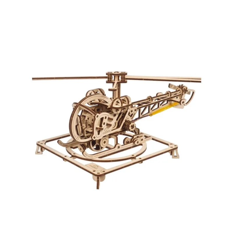 Ugears Ugears 3D Drevené mechanické puzzle MINI Helicopter