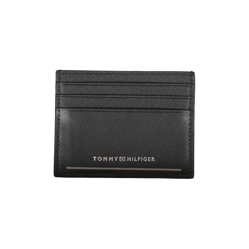 Pánska Peňaženka TOMMY HILFIGER - Čierna 
10.0X8.0X1.0cm Farba: čierna, Veľkosť: 10.0X8.0X1.0