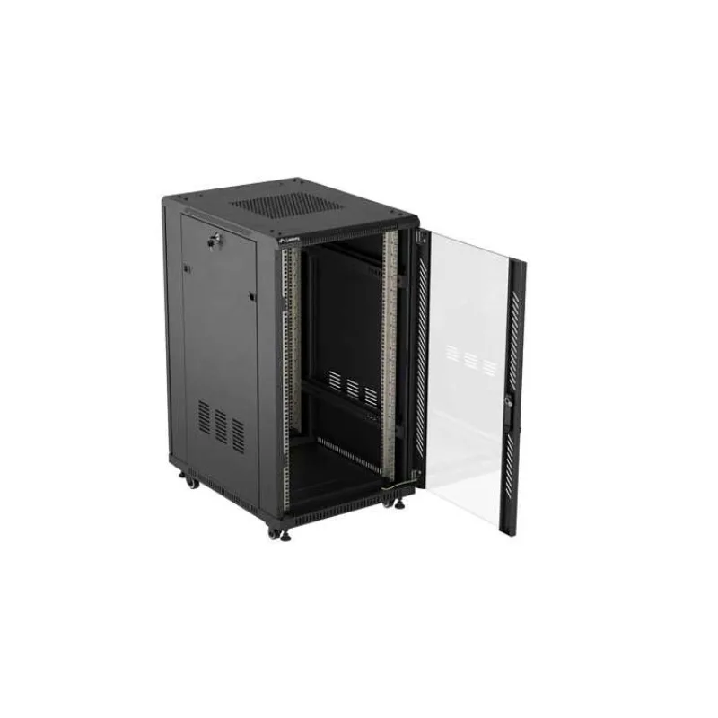 INŠTALAČNÝ SKRIŇOVÝ ROZVADEČ 19" 22U 600X800 ČIERN (FF01-6822-12B)