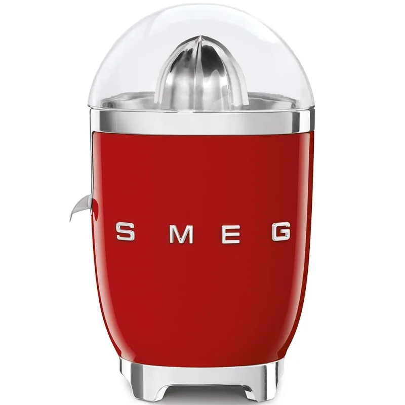 Smeg CJF11RDEU citrusový odšťavňovač, 70 W, manuální tlak, univerzální…
