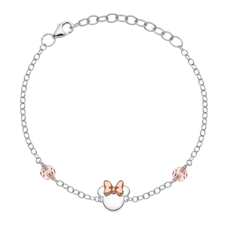 Disney detský náramok Minnie Mouse strieborný BS00035TRPL- 55.CS
