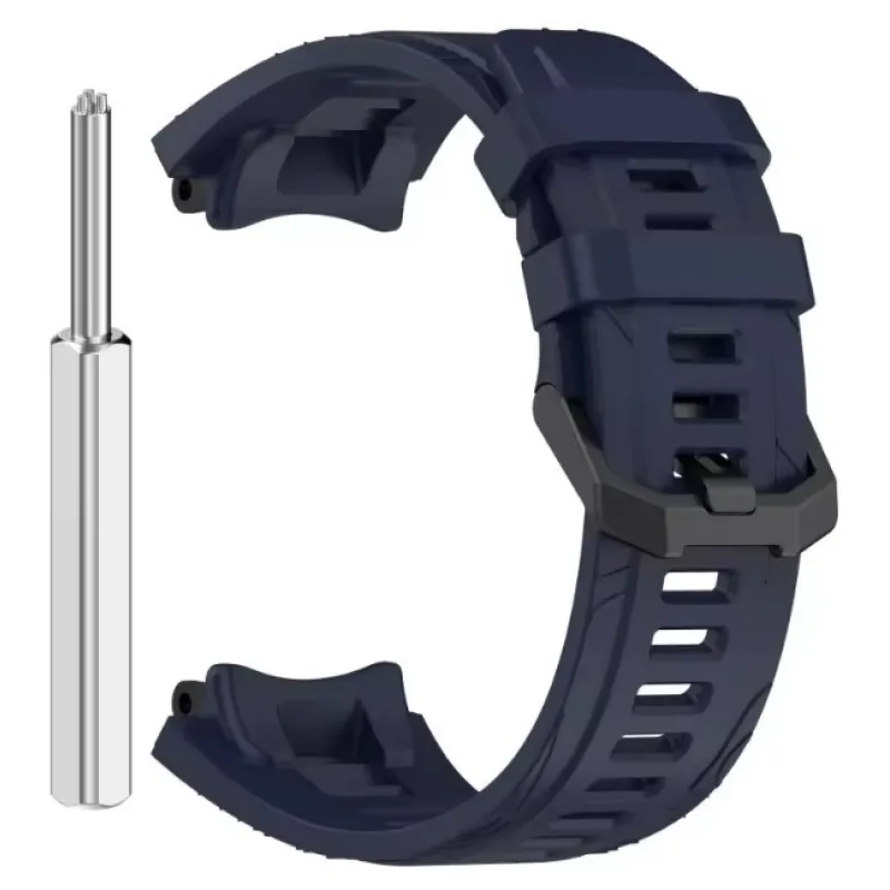 Silikonový řemínek pro Xiaomi Amazfit T-Rex 3 - Modrý ESES 1530007672