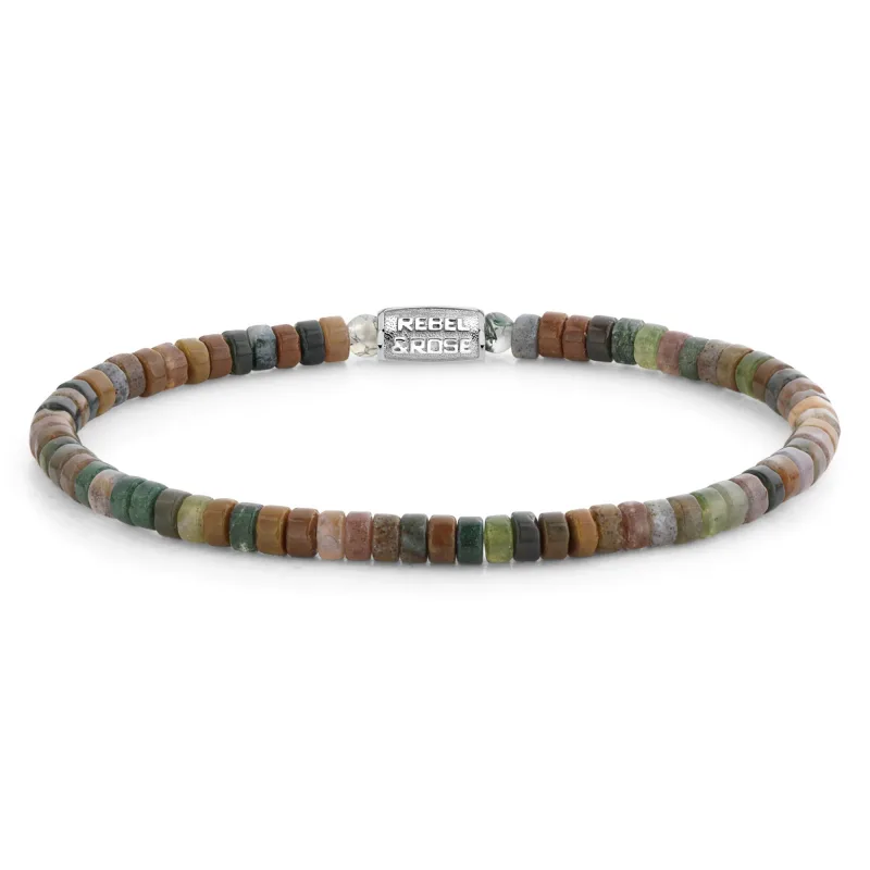 Rebel & Rose unisex náramok Indian Summer 4 mm RR-40082-S-M