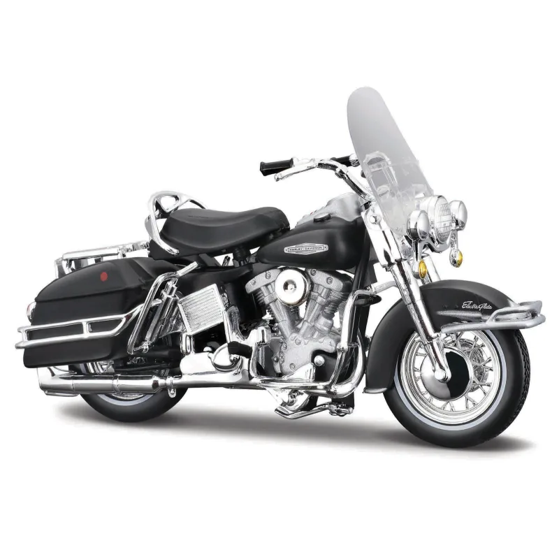 Maisto - HD - 1966 FLH Electra Glide®, matne čierna, 1:18