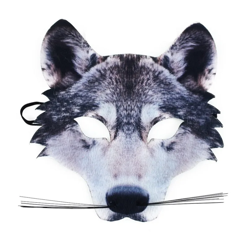 Rappa Maska Rappa Wolf s bradou pre deti