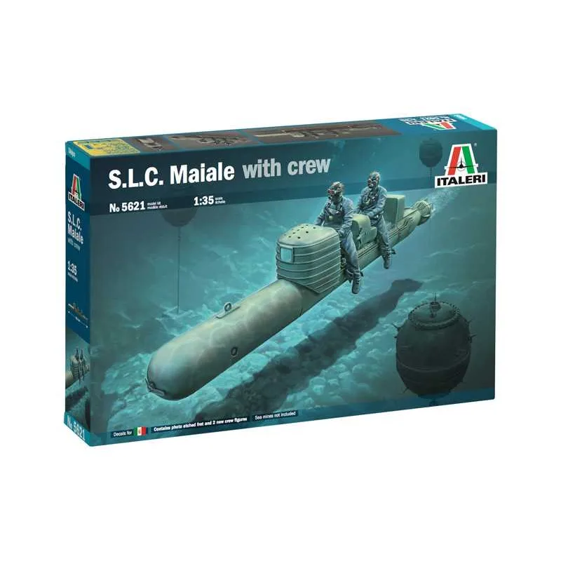 Italeri Model Kit torpédo 5621 - S.L.C. MAIALE (1:35)