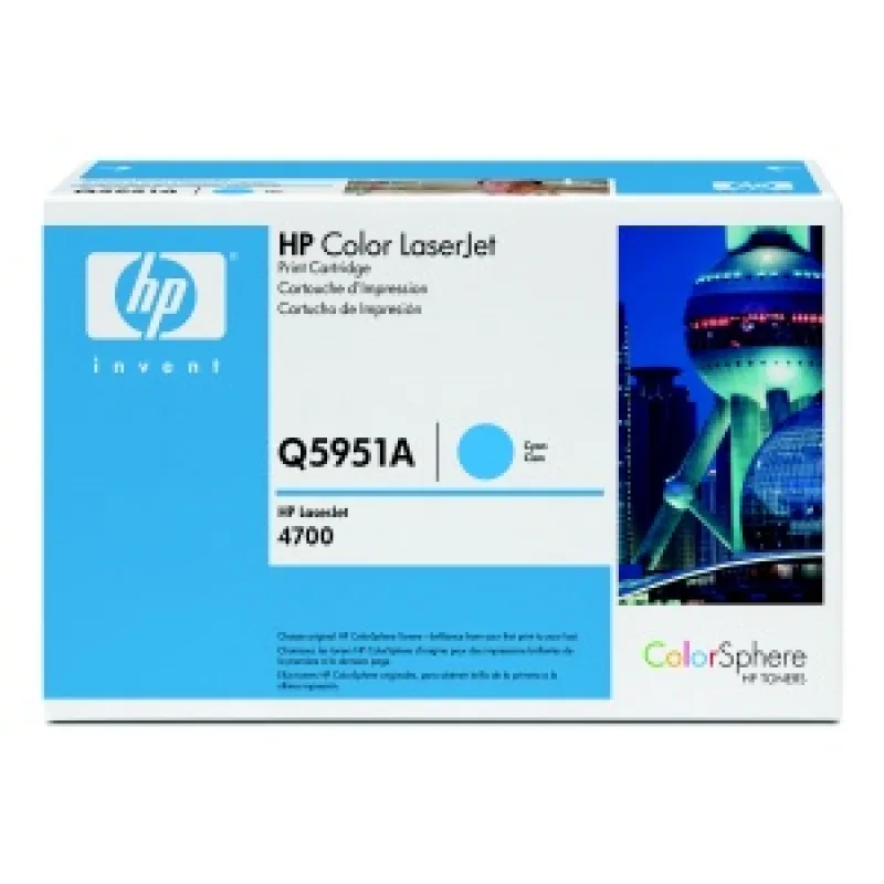 hp color laserjet azurový toner, Q5951A Q5951A