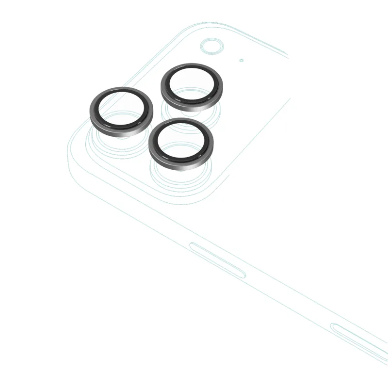 Epico Alu Lens iPhone 17 Pro/Max - stříbrná 94112152100001