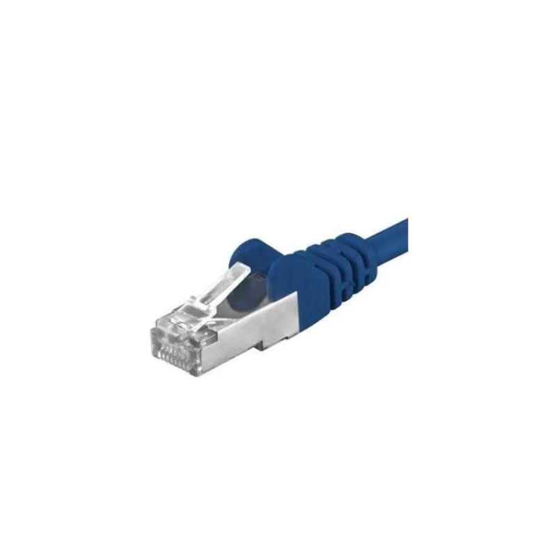 Premiumcord Patch kabel CAT6a S-FTP, RJ45-RJ45, AWG 26/7 1,5m modrá (sp6asftp015B)