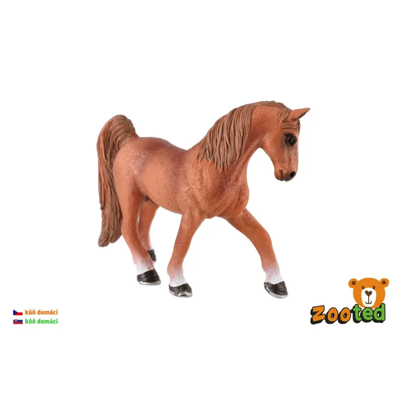ZOOted Kôň domáci ryšiak žrebec zooted plast 15cm