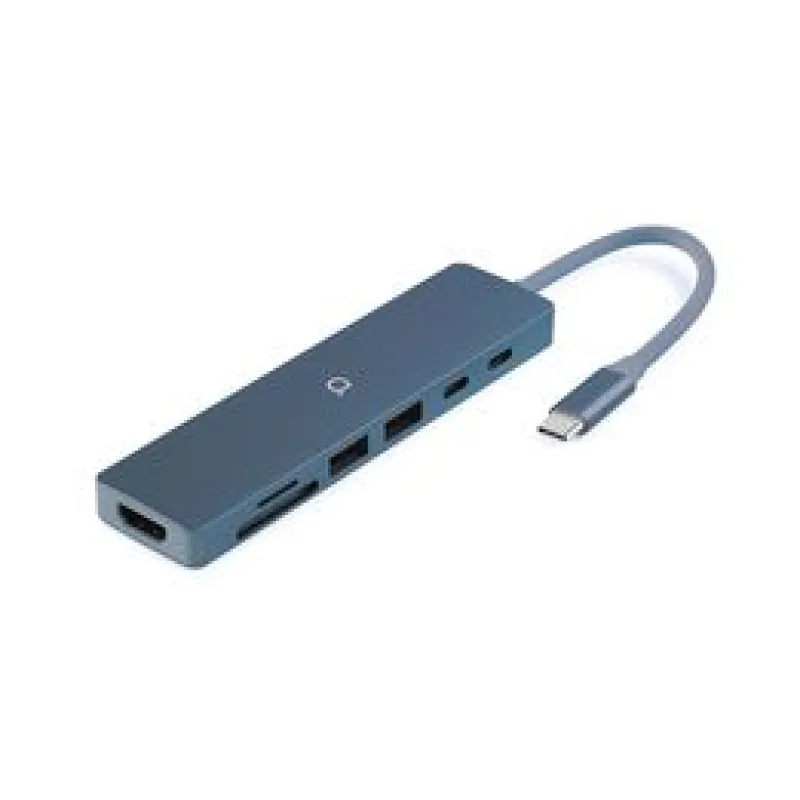 Aiino - Stream 7-in-1 hub for MacBook Neo - Indigo AI7HUBNE-BL