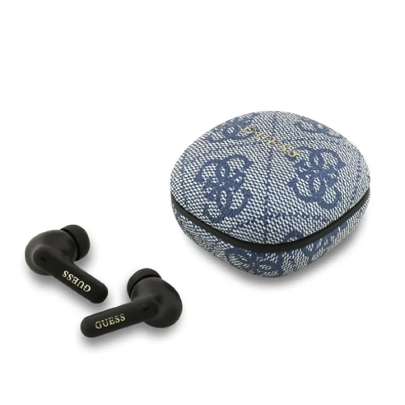 Guess PU 4G Metal Logo ENC TWS Bezdrôtové Slúchadlá modré 57983130494
