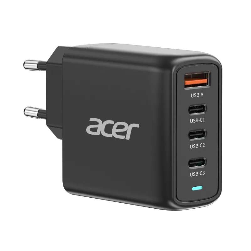 Acer GAN 100W PD charger,3xUSB-C,1xUSB-A černý ZL.ADTCC.00L