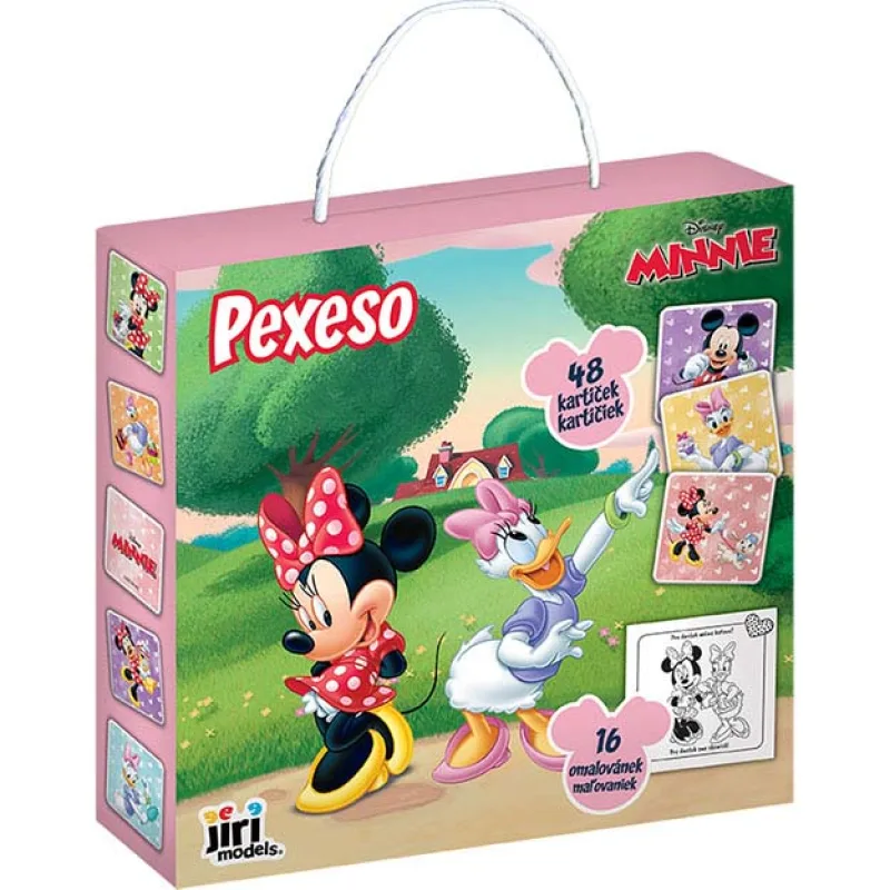 Jiri Models Pexeso v krabičke s omaľovánkou Minnie