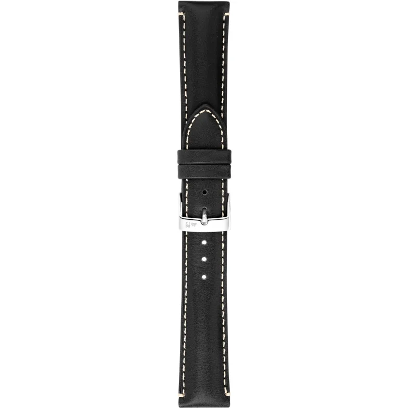 Le Corbusier - Kožený remienok na hodinky 22 mm čierny MORELLATO A01X6205E50019CR22