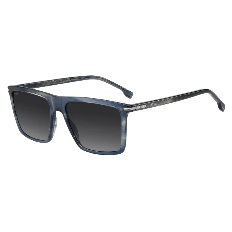 HUGO BOSS BLACK Pánske Slnečné Okuliare HUGO BOSS, čierne, pánske, model BOSS1844S2W8 (Okuliare/nosník/ramienka: 56/17/145 mm)