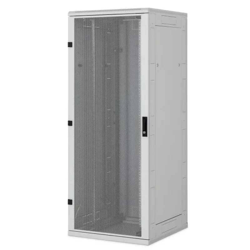 TRITON Stoj.rack RTA 42(š)800x(h)1200 před.i zad.dveře perforované, černý, nosn.1200kg RTA-42-L82-BAX-A1-MAA