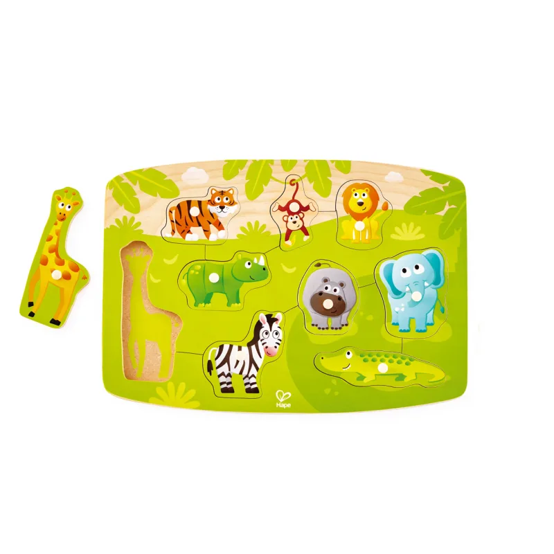 Hape Puzzle na doske - Džungľa