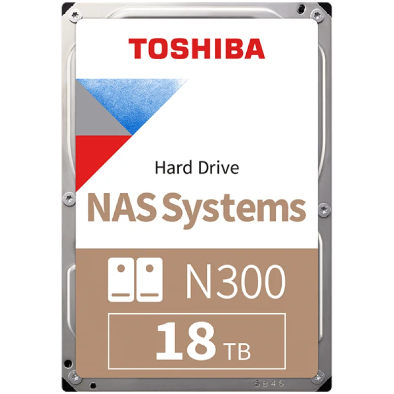 HDD TOSHIBA NAS N300 3.5", 18TB, 1024MB, SATA 6.0 Gbps, 7200 rpm BULK…