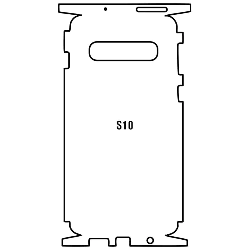 Sunshine Samsung S10 Zadná Hydrogél ochranná fólia Strih: Zadná časť a rám 1, Typ fólie: Matná