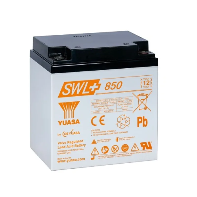 PANASONIC Baterie YUASA SWL+850 (12V, 28,8Ah, životnost 15let a více) 15009