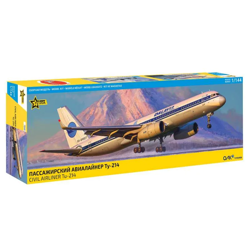 Zvezda Model Kit lietadlo 7049 - TU-214 (1:144)