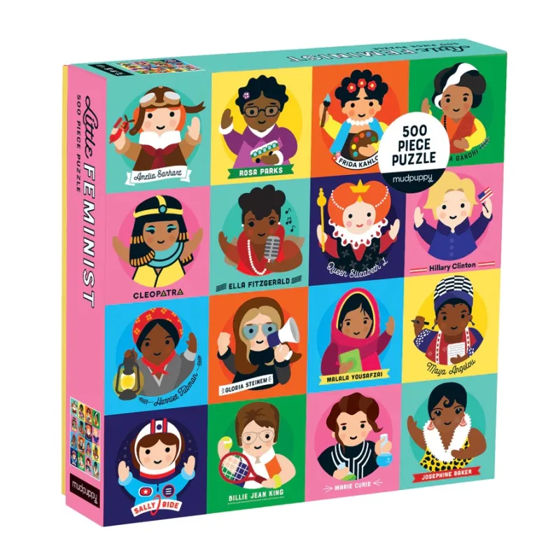 Mudpuppy Mudpuppy Little Feminist Puzzle Významné ženy 500 dielikov