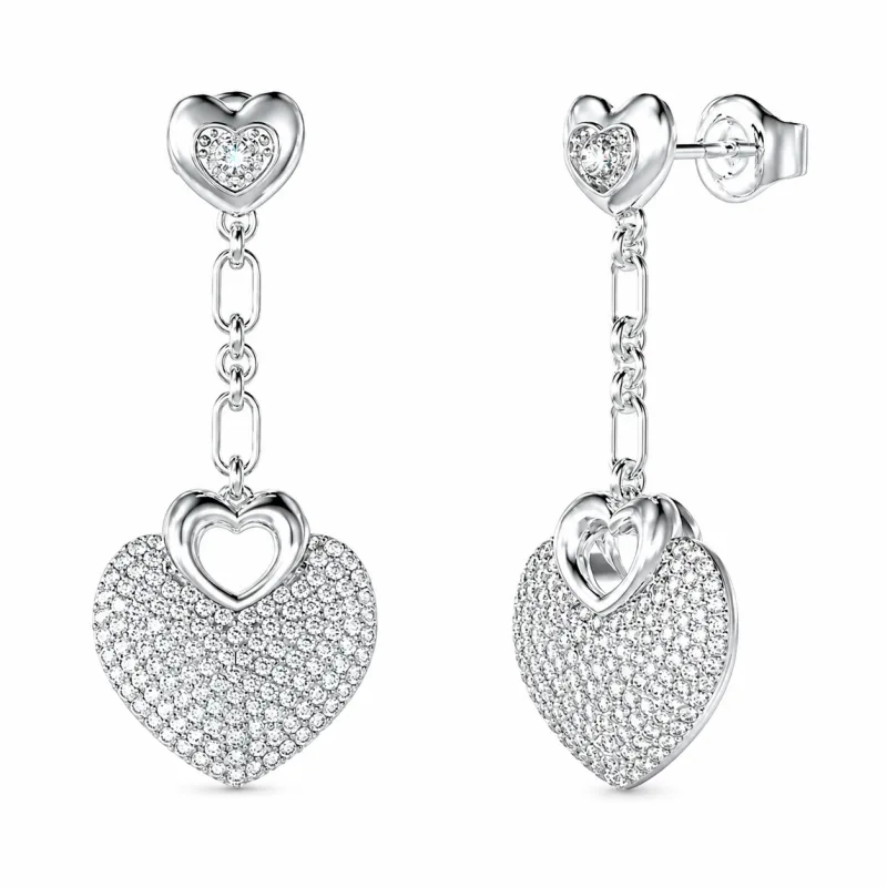 Dámske Náušnice GUESS JUBE05210JWRH (4CM )