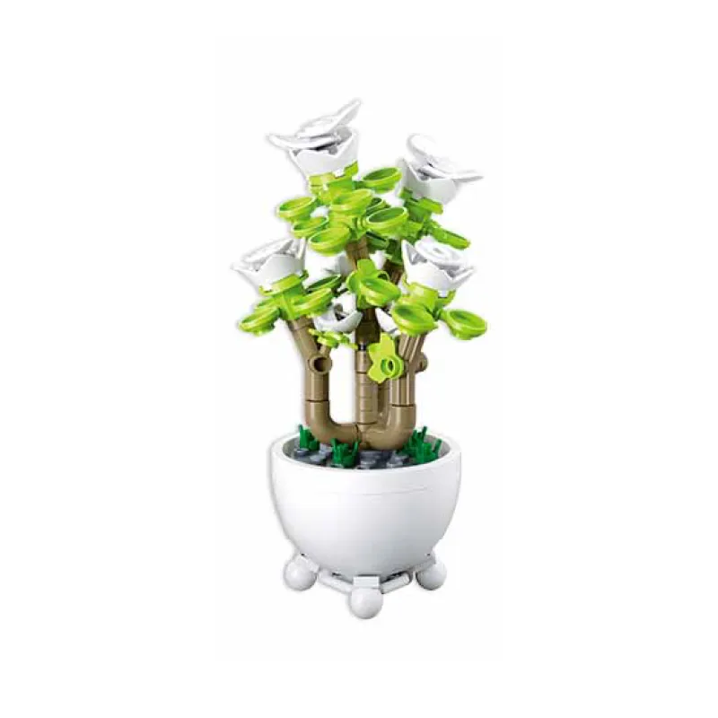 Sluban Sluban Flowers M38-B1075D Tropická rastlina v kvetináči