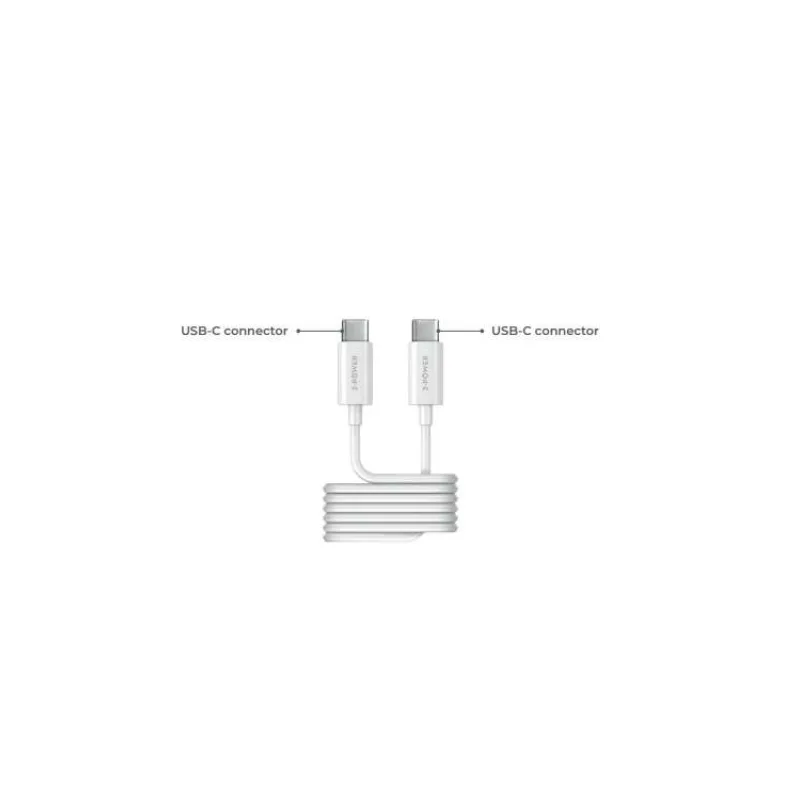 2-Power 100W USB-C to USB-C 5A 2M (2PUC2M06W)