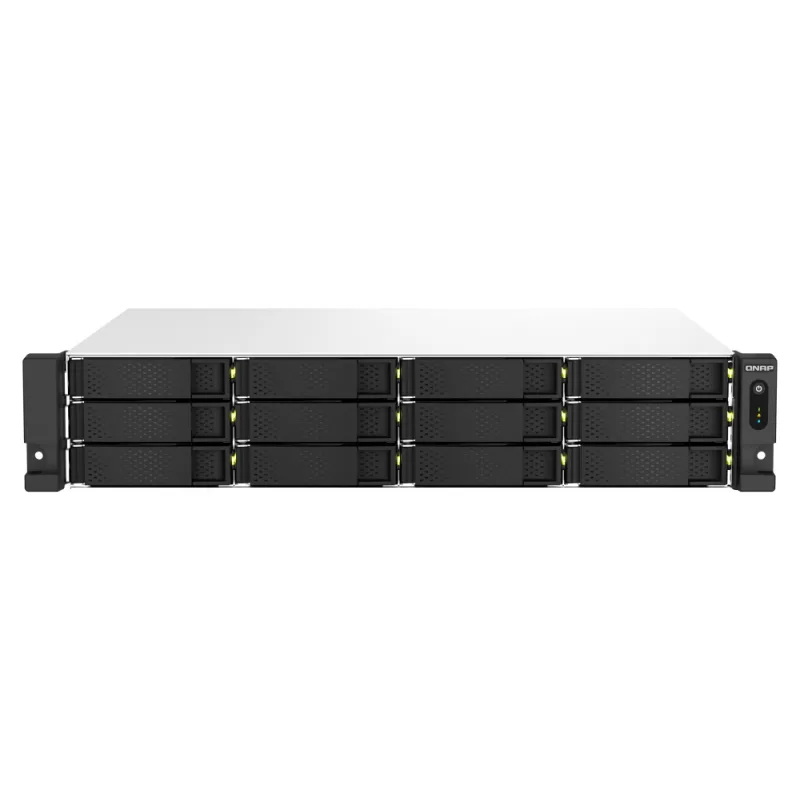 QNAP TS-1264U-RP-8G (4core 2,9GHz, 8GB RAM, 12x SATA, 2x 2,5GbE, 1x PCIe, 1x HDMI, 4x USB, 2x zdroj) TS-1264U-RP-8G